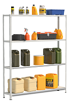 Стеллаж металлический до 100 кг, 4 полки Металл-завод СТФ 1534-2,5 2500х1500х300 мм