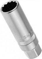 Головка торцовая свечная 12-гранная 3/8" 14 мм ЗУБР 27729-14
