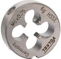 Плашка М24х1,5 мм HSSE DIN 223 Volkel 56604, мелкая метрическая резьба
