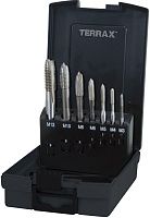 Изображение товара Набор резьбонарезной M3-M12 HSS Terrax by Ruko 7 шт DIN 371/376