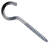 Шуруп-полукольцо (крючок), нержавеющая сталь А2