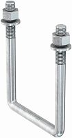 П-образная скоба для кронштейнов Fischer FMFS UB 120 547851, горячеоцинкованная сталь