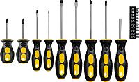 Отвертка-битодержатель с насадками Stayer MaxFix 2513-H19_z01, 19 предметов