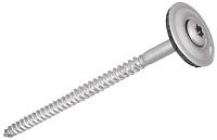 Саморез с полупотайной головкой и EPDM-шайбой 4,5х55 мм TORX WS 9171, нержавеющая сталь А2