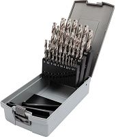 Изображение товара Набор сверл по металлу 1-13 мм HSS-G 135° DIN 338 H-Tools 214215HTRO, 25 шт