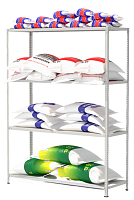 Стеллаж металлический до 100 кг, 4 полки Металл-завод СТФ 1554-2,2 2200х1500х500 мм