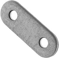 Пластина бытовая 38х12х2 мм ПТ, оцинкованная сталь