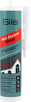 Герметик битумный для крыши Max Sealant Bitum Sila Pro чёрный, 280 мл
