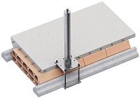 Пластина ответная 150х150 мм для опор TOWER, TOWER22 Holz Technic TOPLATE, оцинкованная сталь