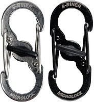 Карабин нержавеющий с блокировкой Nite Ize S-Biner MicroLock, 2 шт.