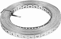 Лента перфорированная прямая ОЛП 17х0,5 мм (20 м), оцинкованная сталь