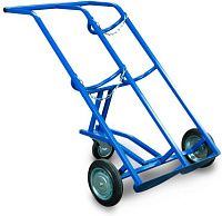 Тележка для 2 газовых баллонов 40/50 л, литая резина, с поворотным колесом TOR ТГК-П