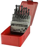 Набор сверл по металлу 1-13 мм HSS-R 118° DIN 338 H-Tools 205213HT, 25 шт