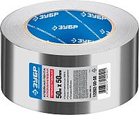 Изображение товара Лента алюминиевая самоклеящаяся 50 мм х 50 м, 60 гр/м2 ЗУБР PROF, 12262-50-50