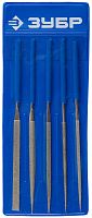 Набор алмазных надфилей 140х75 мм ЗУБР 33386-140-Н5, 5 шт