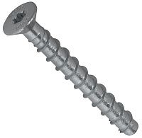 Шуруп по бетону S-CSA CS 6x80/25/40 ML Sormat с потайной головкой со шлицем TORX 9640071663, покрытие мульти