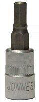 Насадка торцевая 1/4"DR с шестигранной вставкой Jonnesway
