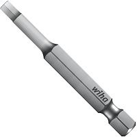 Бита под внутренний шестигранник HEX удлиненная 90 мм, E1/4" Wiha Professional серии 7043Z, сталь Cr-V