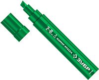 Маркер-краска клиновидный 2-8 мм зеленый ЗУБР МК-800, 06327-4