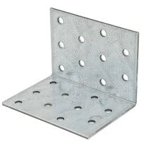 Уголок крепежный 60х60х80 мм Gah Alberts 330804, оцинкованная сталь