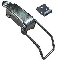 Замок-защелка самозапирающийся L=115 мм, нагрузка 51 кг, B321C-2, нержавеющая сталь А2