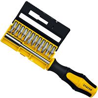 Отвертка-битодержатель с насадками Hercules-B13 Stayer Master 25813, 13 предметов