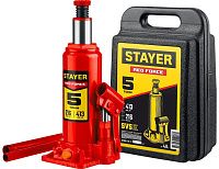 Домкрат гидравлический бутылочный 5 т 216-413 мм Stayer Red Force 43160-5-K_z01, в кейсе