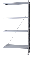 Дополнительная секция СКУ 1234 (2060) ДС Металл-завод, к металлическому стеллажу СКУ 1234 (2060)