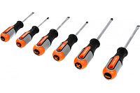 Набор отверток SL5-8, PH1-3 Ombra ROUND GRIP 975006, 6 предметов