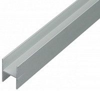 Изображение товара Профиль Н-образный алюминиевый 13,5х22х1,5х1000 мм Gah Alberts 473952 серебристый