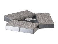 Изображение товара Опора с балластом для анкерной точки AOS01 Holz Technic BLOCK, нержавеющая сталь А2