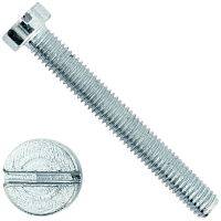 Винт с цилиндрической головкой М3,5х8 DIN 84, оцинкованная сталь