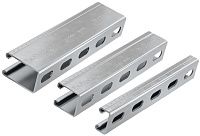 Изображение товара Профиль монтажный С-образный 62х2,5х6000 мм Fischer FUS 517428, горячеоцинкованная сталь