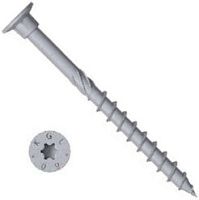 Саморез для террас 5х60 с плоской головкой и усеченным подголовком шлиц Torx Holz Technic KGLEVO560, сталь