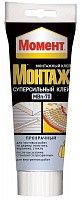 Монтажный клей Момент Монтаж Суперсильный МВп-70 1317436 185 гр прозрачный