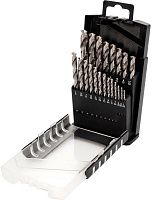 Изображение товара Набор сверл по металлу 1/16" - 3/8" HSS-G 135° DIN 338 H-Tools 214850ROHT, 21 шт