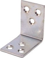 Уголок крепежный мебельный УШ-4 (УМ 40-02), белый цинк