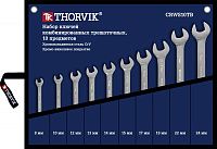 Набор ключей гаечных комбинированных трещоточных 8-24 мм Thorvik CRWS10TB, 10 предметов