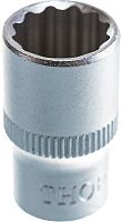 Головка торцевая 12-гранная 1/4"DR 10 мм Thorvik S11S12100