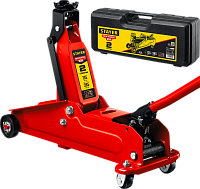 Домкрат подкатной в кейсе 2 т 135-385 мм Stayer Red Force R-28 43156-2-K
