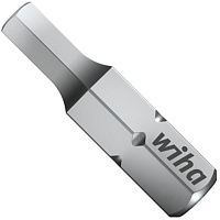 Бита под внутренний шестигранник HEX2 длина 25 мм, 1/4" Wiha Standard 01703, сталь Cr-V