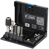 Набор для восстановления резьбы М6х1 мм V-Coil Rapid Volkel 04310, 15 предметов