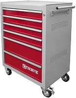 Тележка инструментальная 6-ти полочная (серая с красными ящиками) Thorvik TT6GR-R Тележка инструментальная 6-ти полочная (серая с красными ящиками) Thorvik TT6GR-R