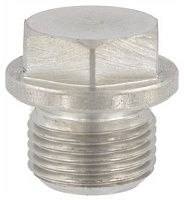 Пробка-заглушка G 1/8" с шестигранной головкой и фланцем DIN 910, нержавеющая сталь А2
