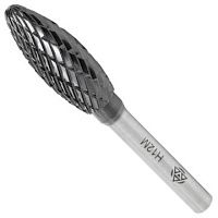 Изображение товара Борфреза твердосплавная с покрытием 3x7x55 форма H DIN 8033 ВК8 Волжский Инструмент 5604037, в упаковке