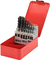 Изображение товара Резьбонарезной набор M3-M12, 21 предмет, H-Tools 245054FHT