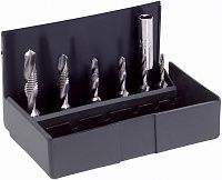 Набор метчиков 3в1 UNC №8-3/8" HSS-G Volkel 67272, 7 предметов