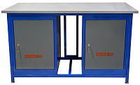 Верстак с двумя тумбами 1508х755х872 мм КМК Work 75 WK1500(Т0-Т0)