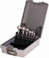 Набор зенковок 6,3-20,5 мм, 6 шт HSS-G, DIN 335C Ruko 102152RO, 90°