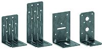 Уголок крепежный усиленный WVS Holz Technic, оцинкованная сталь